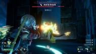 Using the handgun to shoot Axel and Orserk in Palworld. (Image via Pocket Pair, Inc./MonkeyKingHero)